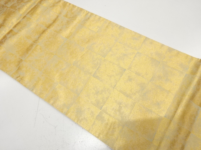 JAPANESE FUKURO OBI / WOVEN SCREEN FOILS PATTERN